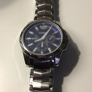 Fossil blue face watch